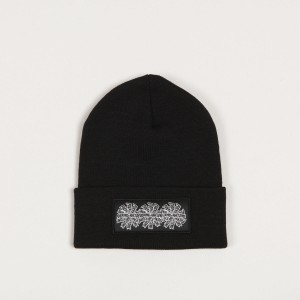 Fucking Awesome Spiral Edge Beanie Black